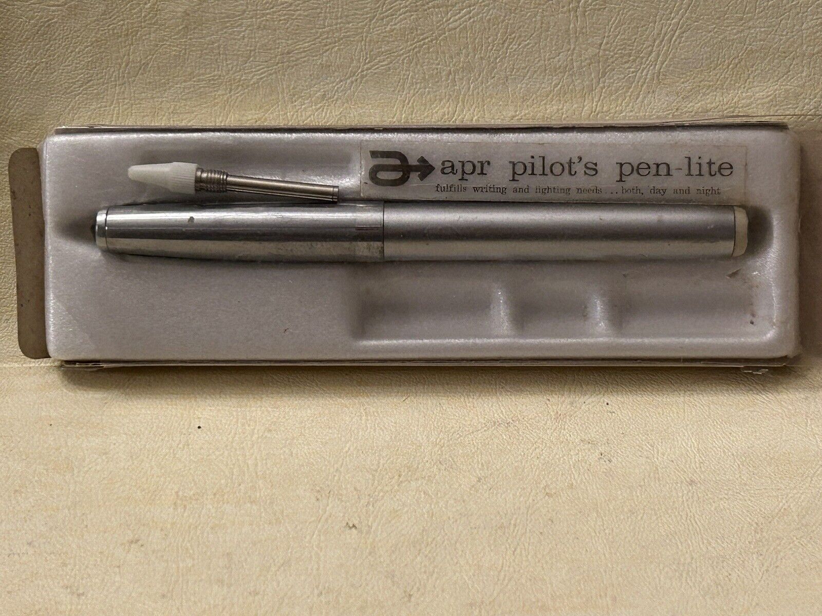 Vintage NIGTHER APR Pilot\'s Pen- Lite READ