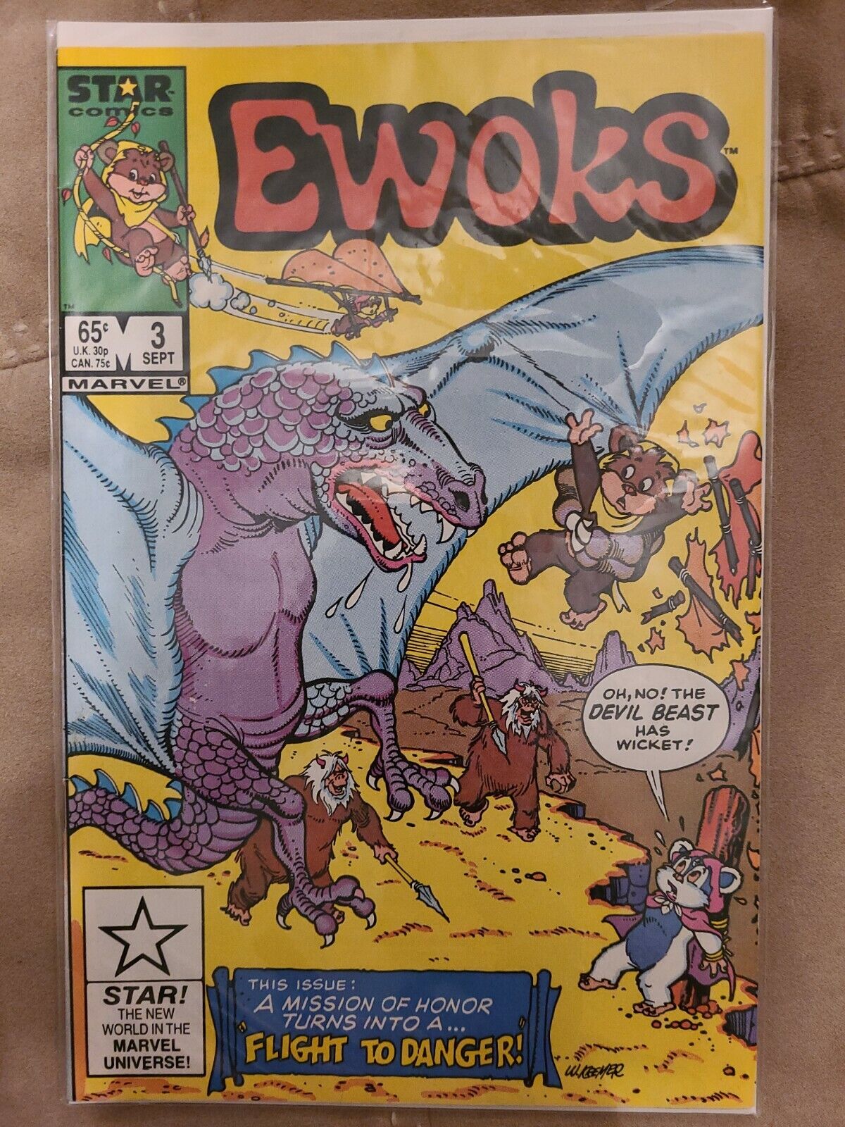 Ewoks #3 - Star Comics - Marvel - Star Wars - 1985