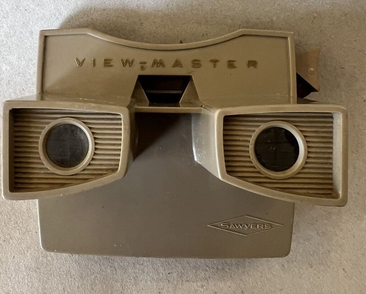 VINTAGE SAWYER'S INC 1970'S VIEWMASTER VIEWER TAN/BROWN
