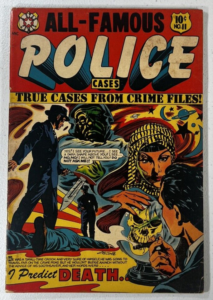 All Famous Police #11 Star 1953 LB Cole Cover VG+ 4.5