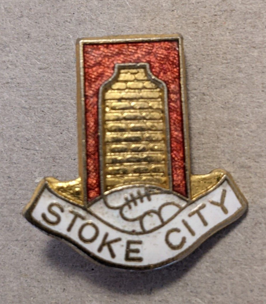 Vintage Stoke City Football Club Enamel  Badge - Coffer London
