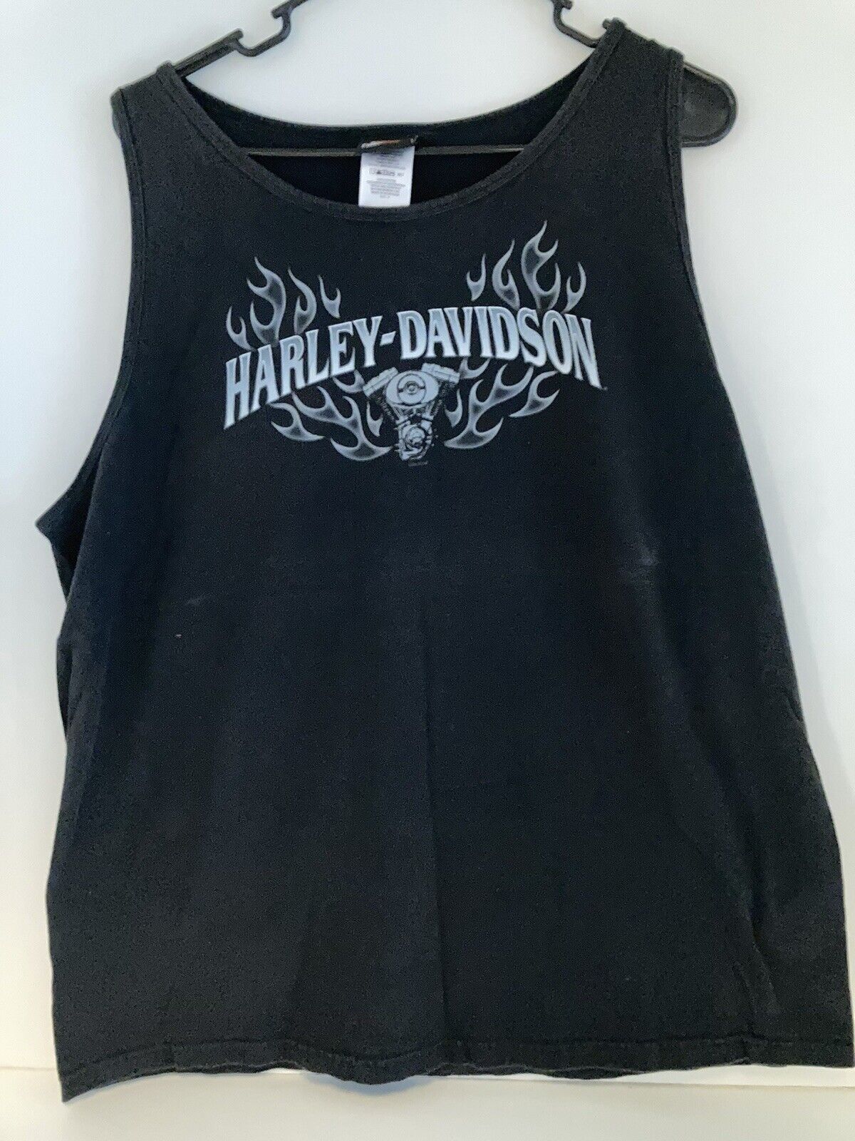 Harley Davidson Men’s XL Black Tank Top “Devil Mountain Pittsburg, CA”