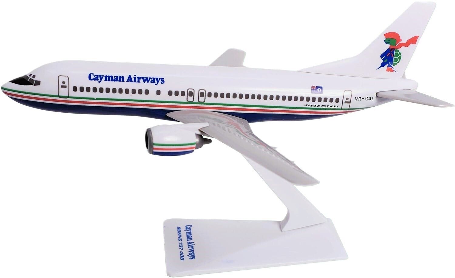 Flight Miniatures Cayman Airways Boeing 737-400 Desk Top 1/185 Model Airplane