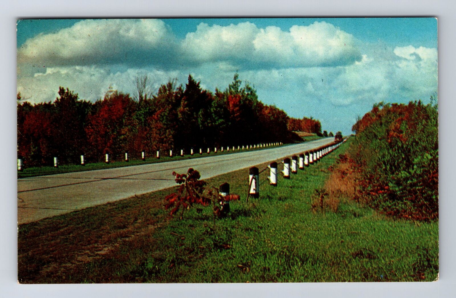 Bunkie LA-Louisiana, Scenic Greetings, Roadway, Vintage Souvenir Postcard