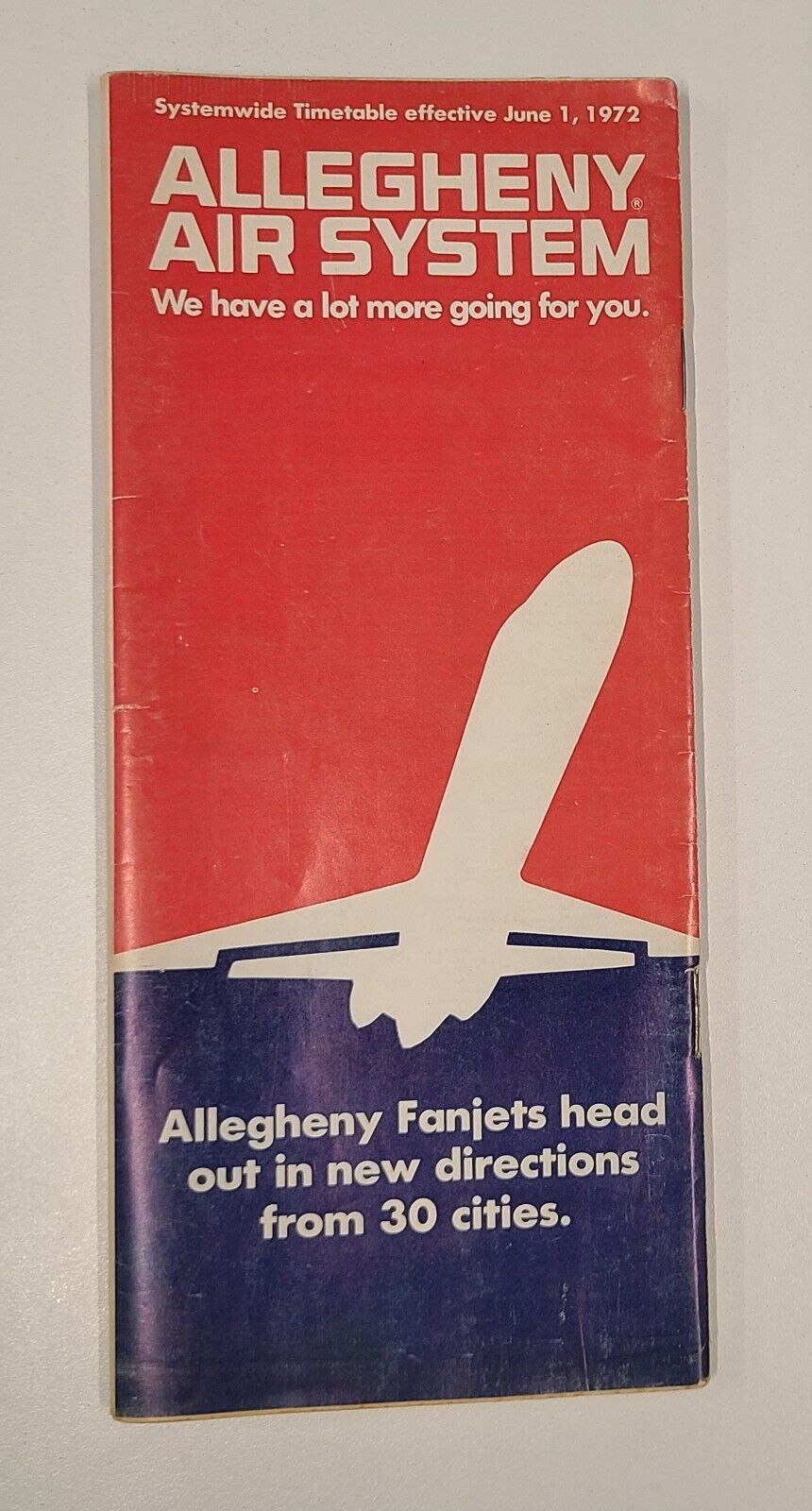 Allegheny Airlines Timetable (1972)
