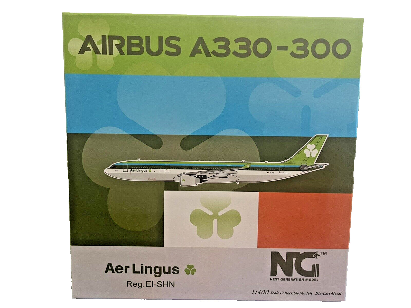 NIB Aer Lingus Airbus A330-300 EI-SHN 1/400 NG Model BRAND NEW MINT CONDITION
