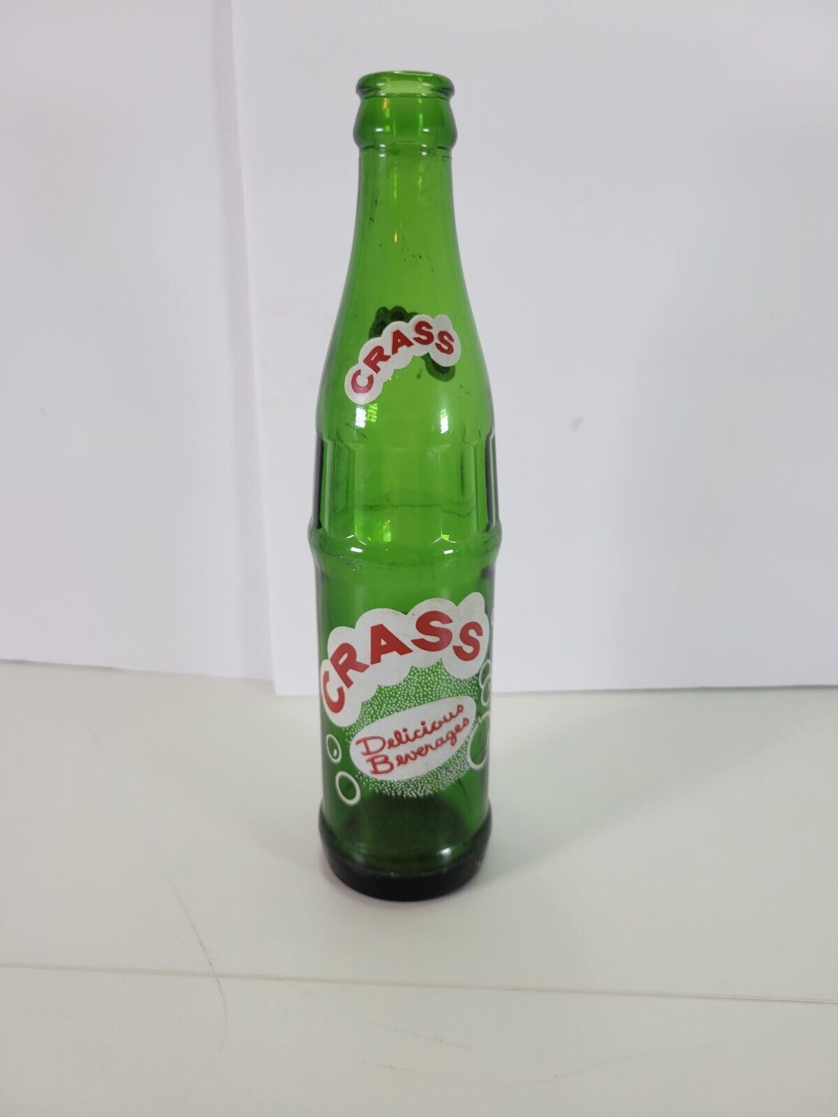 Vintage Emerald Green Crass Soda Pop by Coca Cola