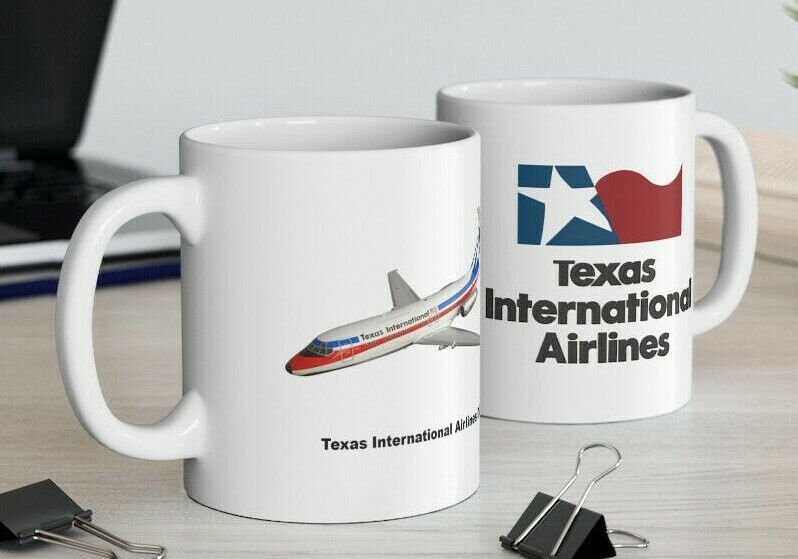 Texas International Airlines DC-9-10 Coffee Mug