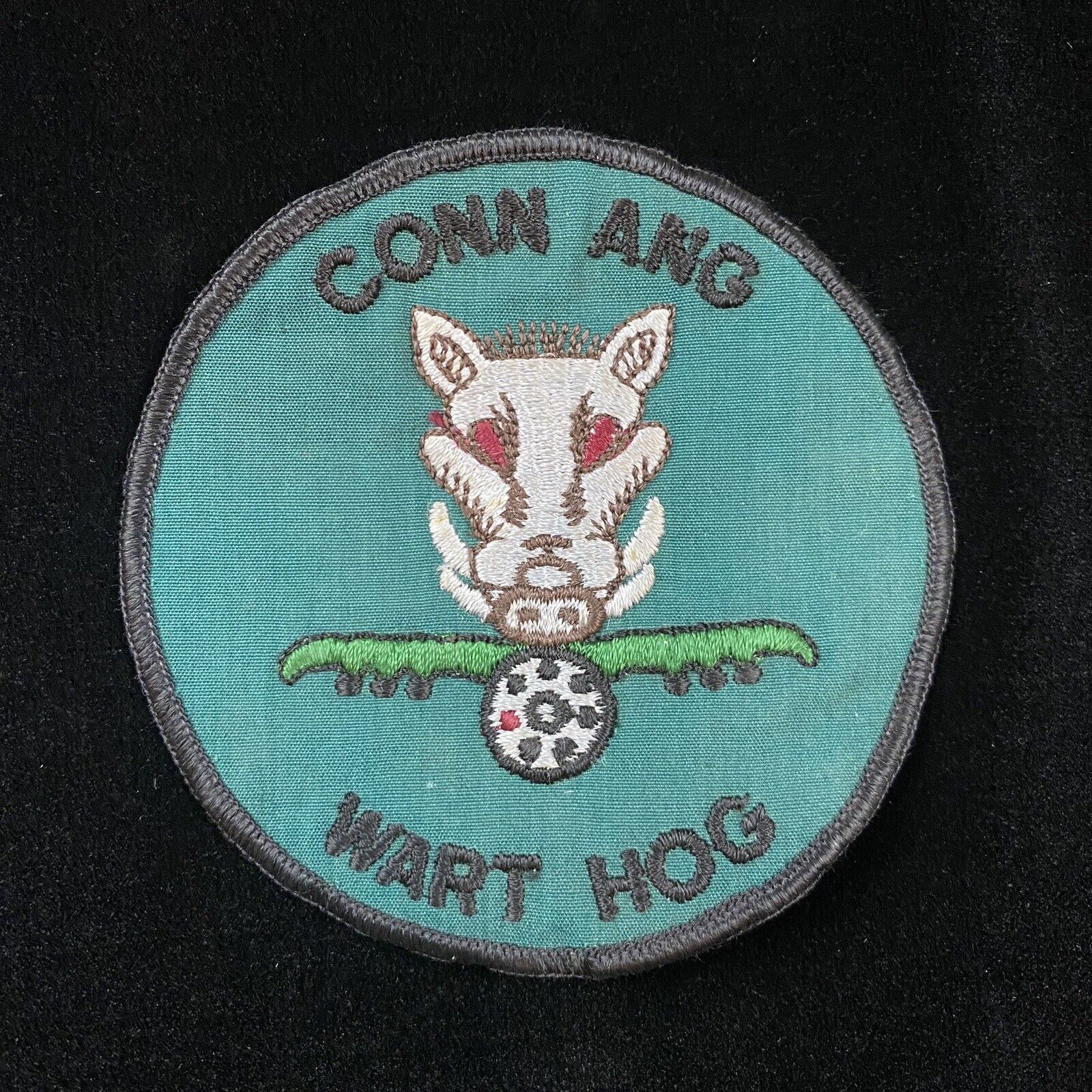 Conn Ang Wart Hog 118th Fighter Squadron Jacket Patch Vietnam Era USAF Air Force