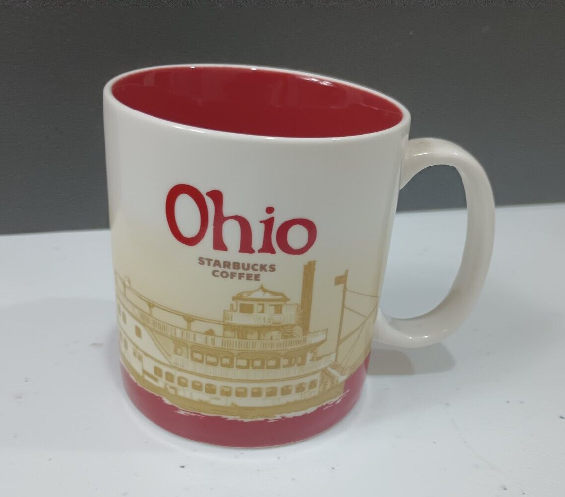 Starbucks Coffee 2011 Ohio Ceramic Mug 16 oz - Excellent Condition