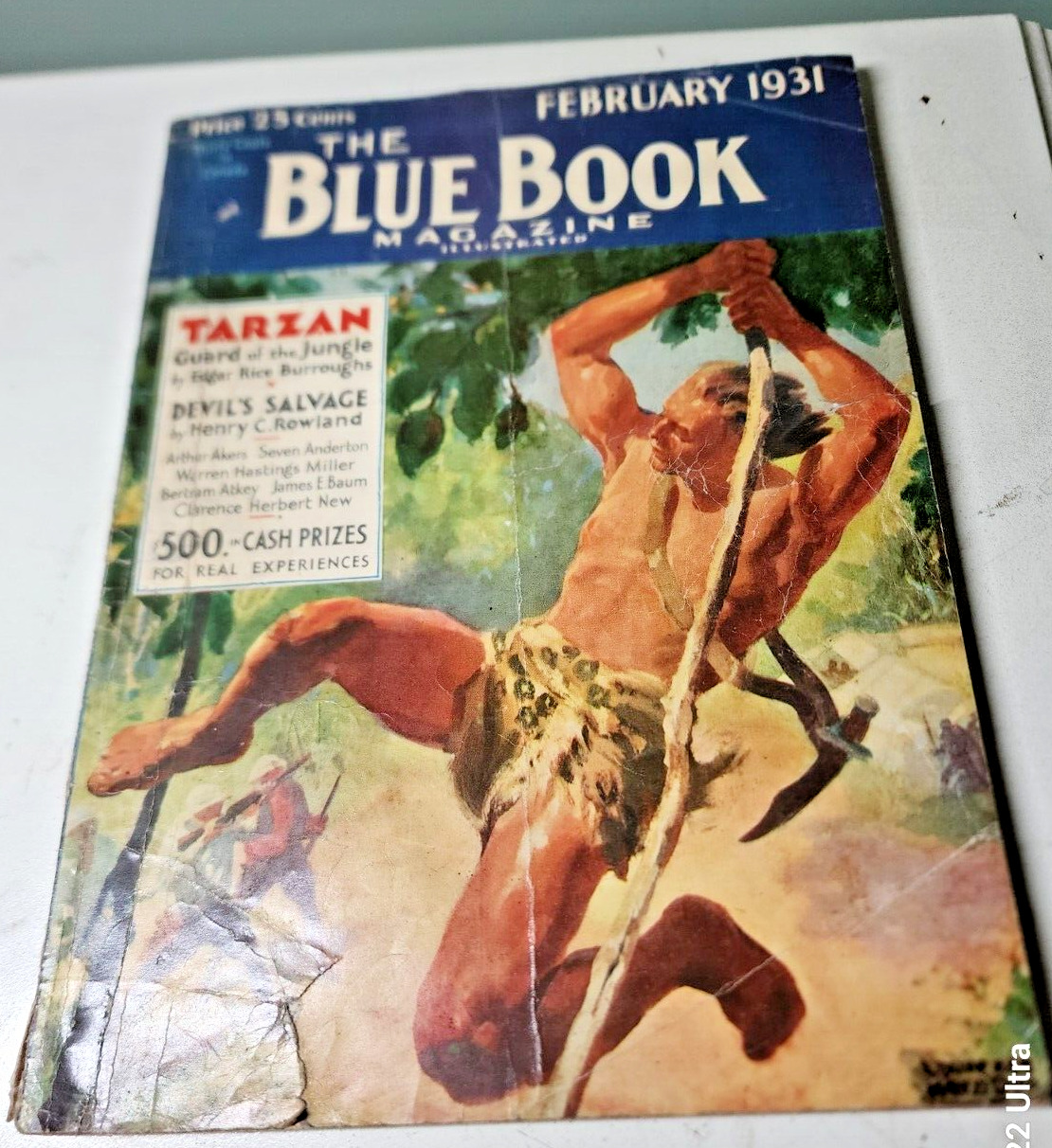 Blue Book Magazine February 1931 Tarzan Edgar Rice Burroughs