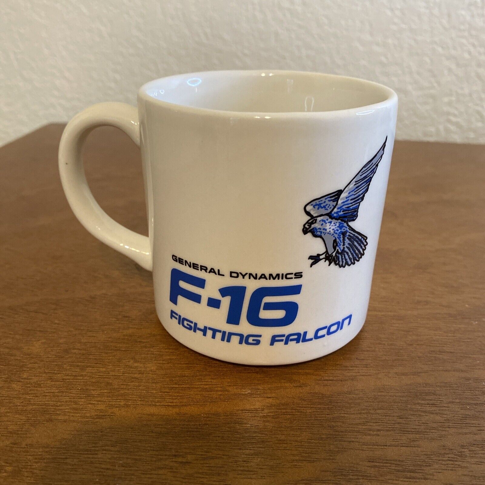 1988 General Dynamics F-16 Fighting Falcon Coffee Cup Mug, New