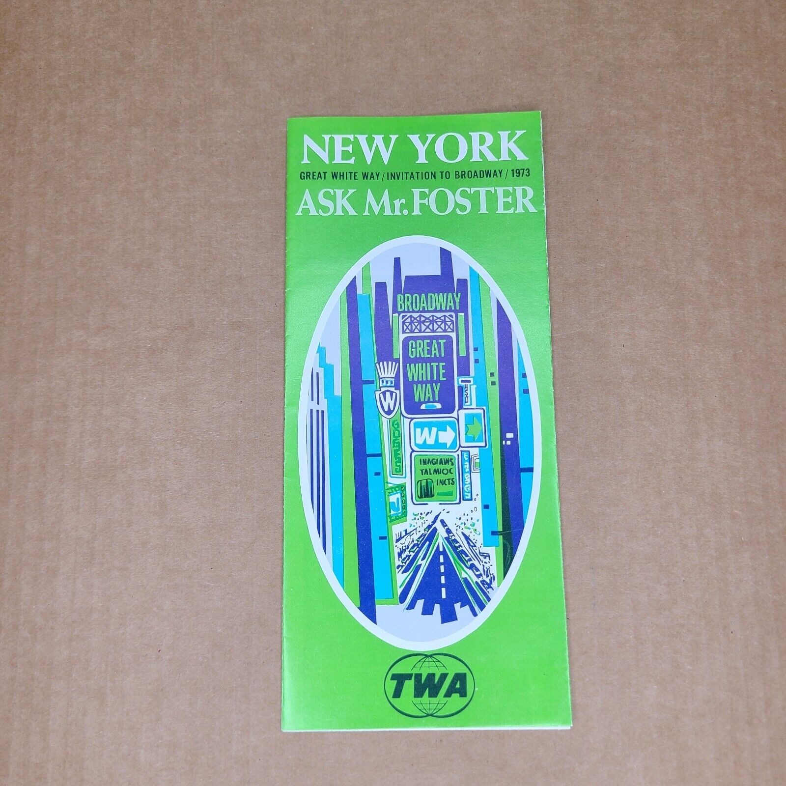TWA New York Broadway Advertising Brochure
