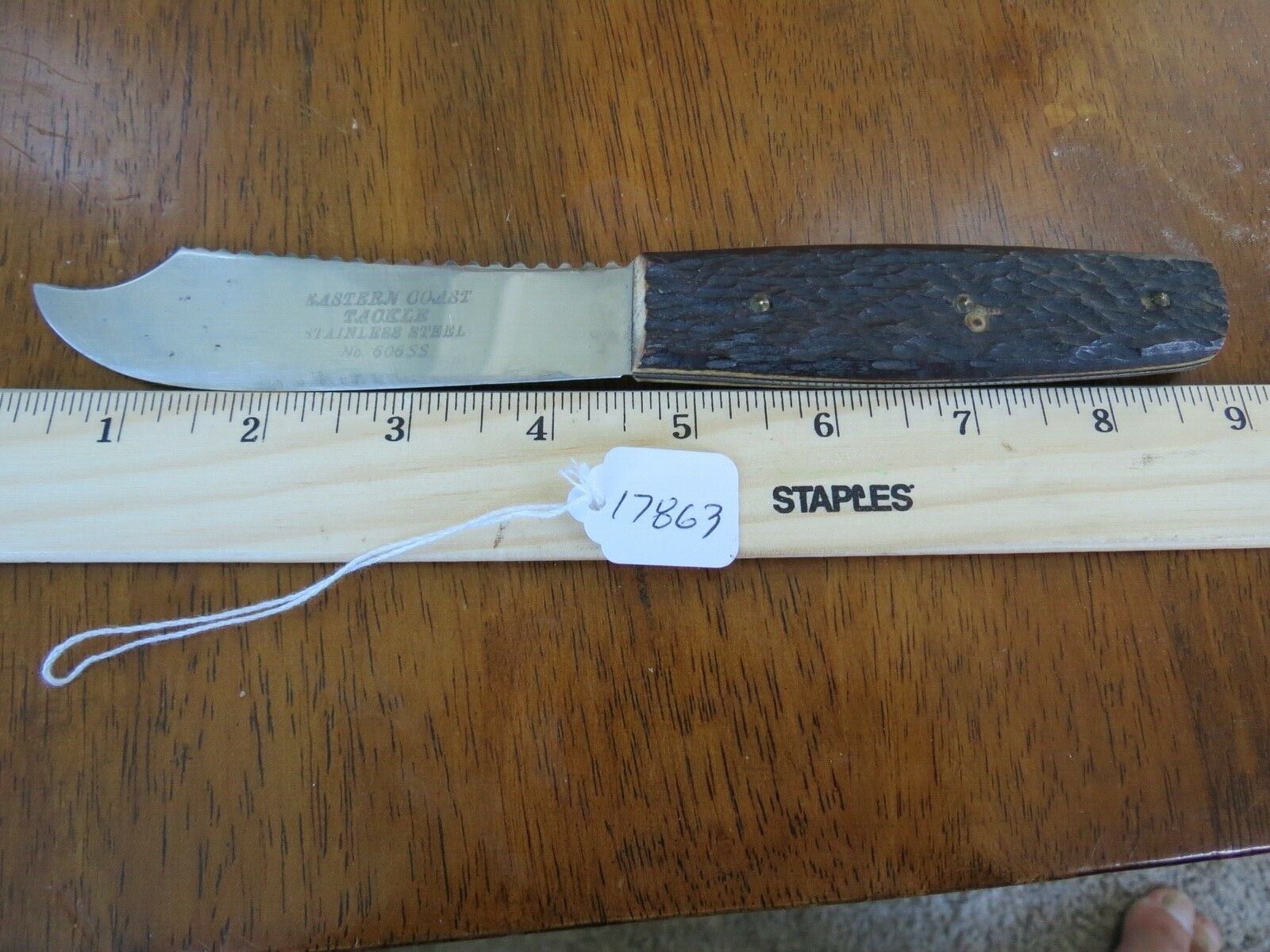 Vintage Eastern Coast Tackle fishing knife (lot#17861)