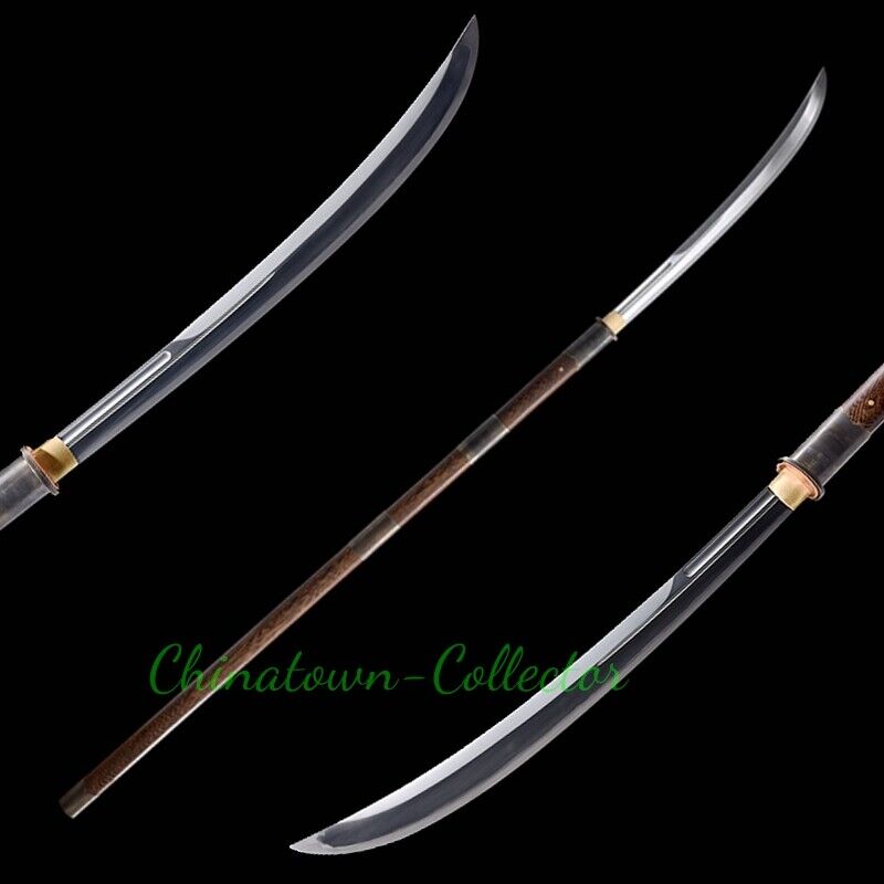 Youtou Muramasa Naginata Sword Composite Folded Pattern Steel Blade Sharp #5506