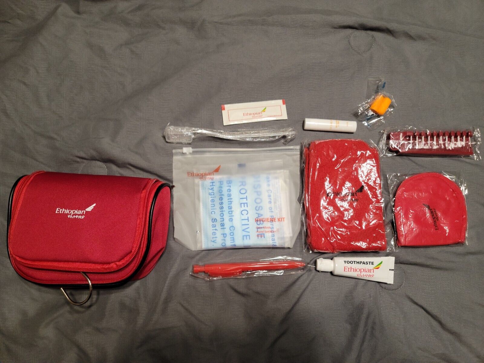 Ethiopian Airlines Travel Bag Kit for Collectors