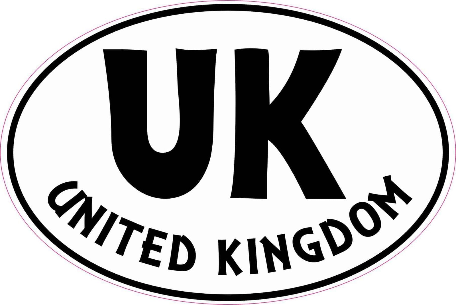 StickerTalk UK United Kingdom Travel Sticker, 6 inches x 4 inches