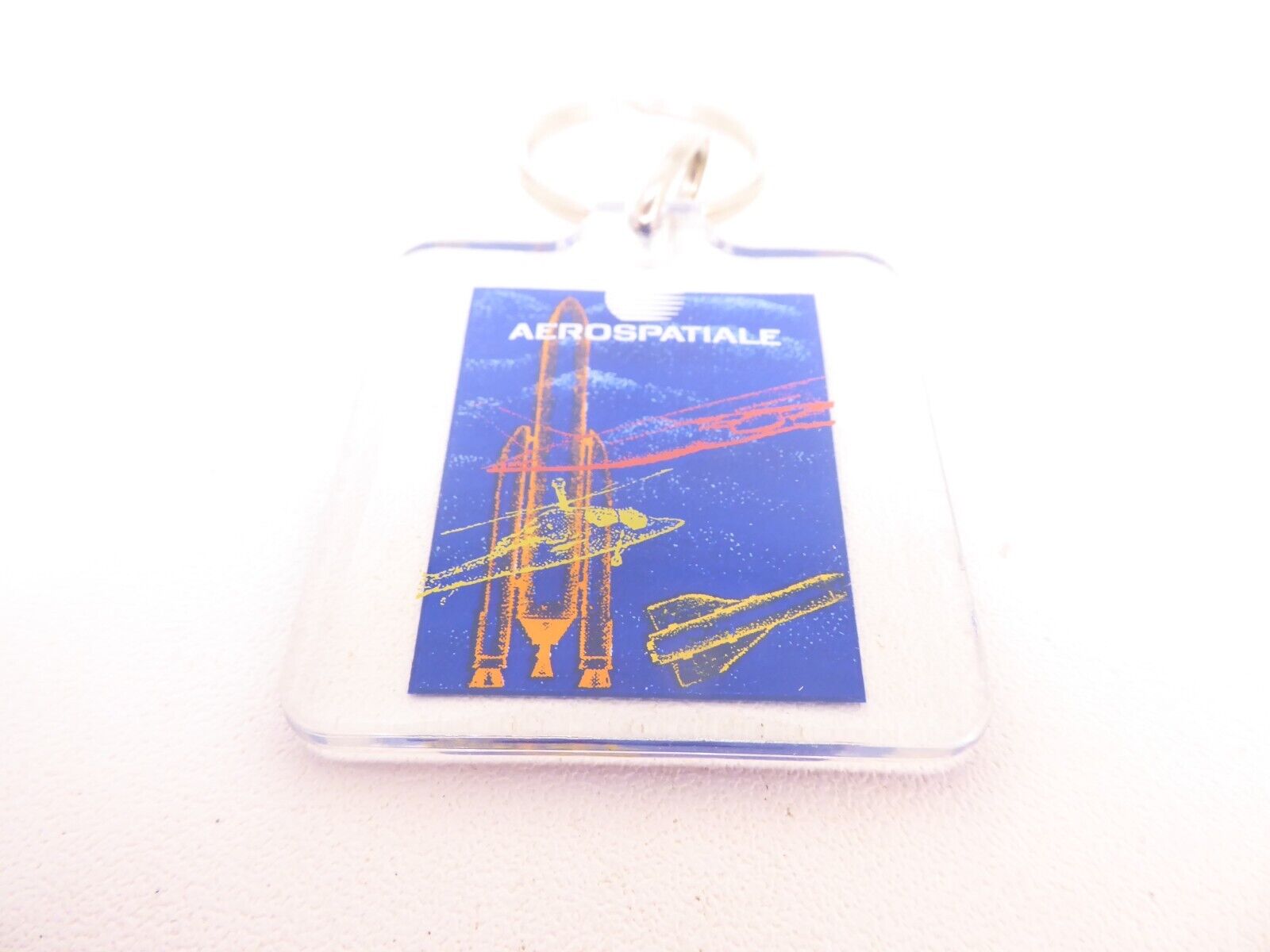 Keychain / Key Ring - AEROSPACE - AIRBUS - ARIANNE - EXOCET - INCLUSION