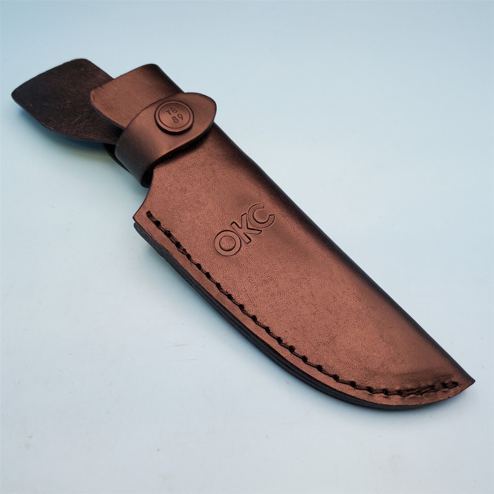 Ontario Knife Sheath Fixed Blade Black Leather OKC Belt Case 8.75\