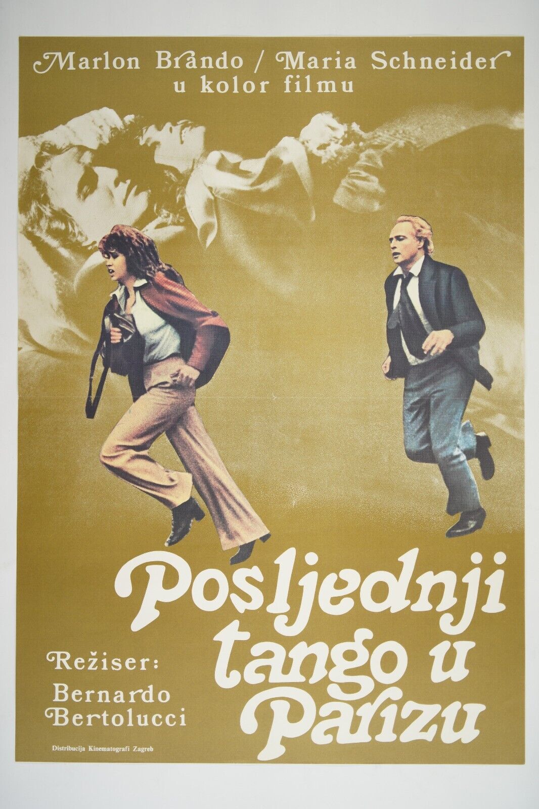 ULTIMO TANGO A PARIGI / LAST T IN PARIS exYU movie poster 1972 BRANDO BERTOLUCCI