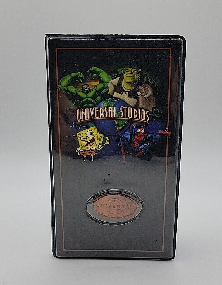 Vintage 1990s Universal Studios Souvenir Coin Wallet Case Disney Marvel Space