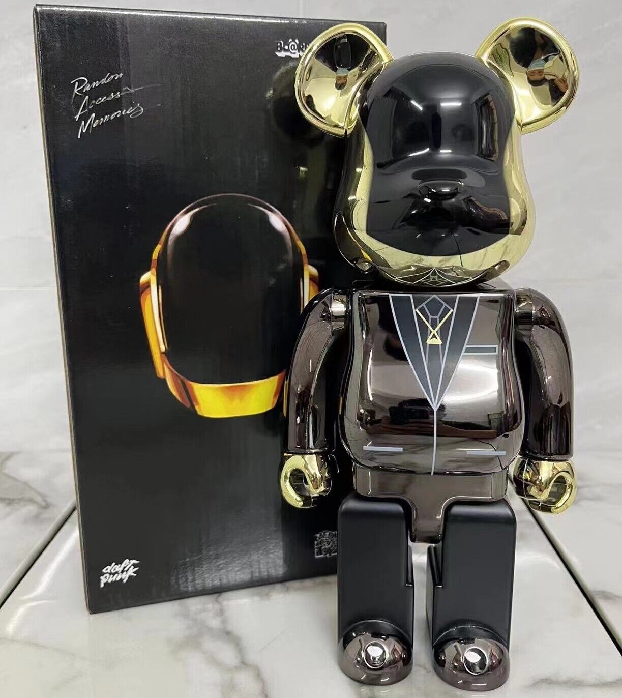 400% Bearbrick Daft Cool Punk band Deco Art Toy Action Figure Doll Gift Ornament
