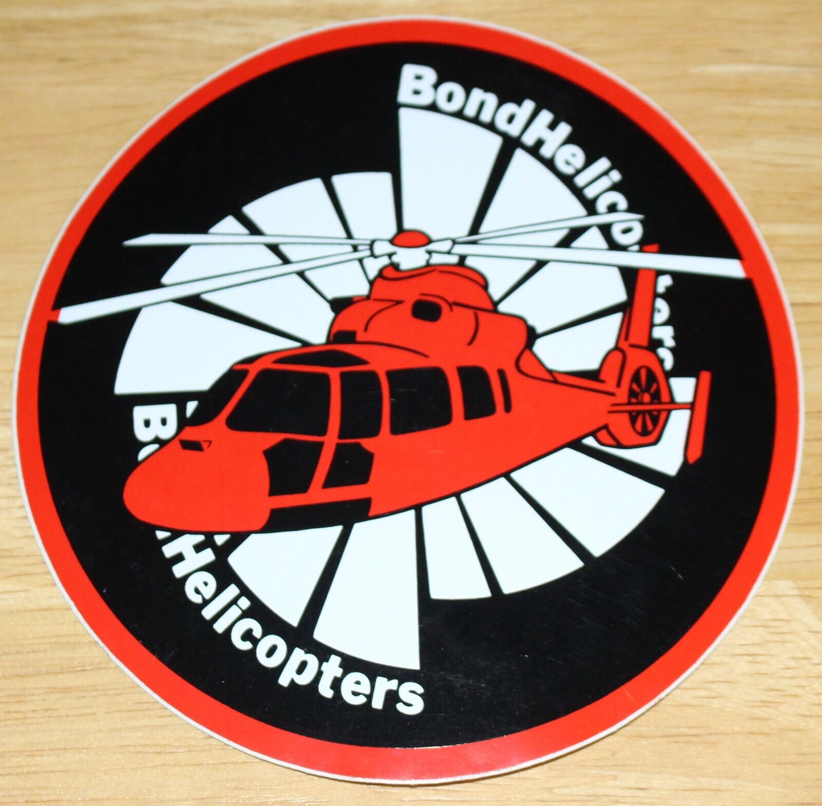 Bond Helicopters (UK) Aerospatiale AS.365 Dauphin 2 Helicopter Sticker