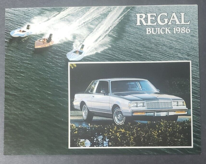 1986 Buick Regal T Type Limited Dealership Sales Brochure Canada GM-4786