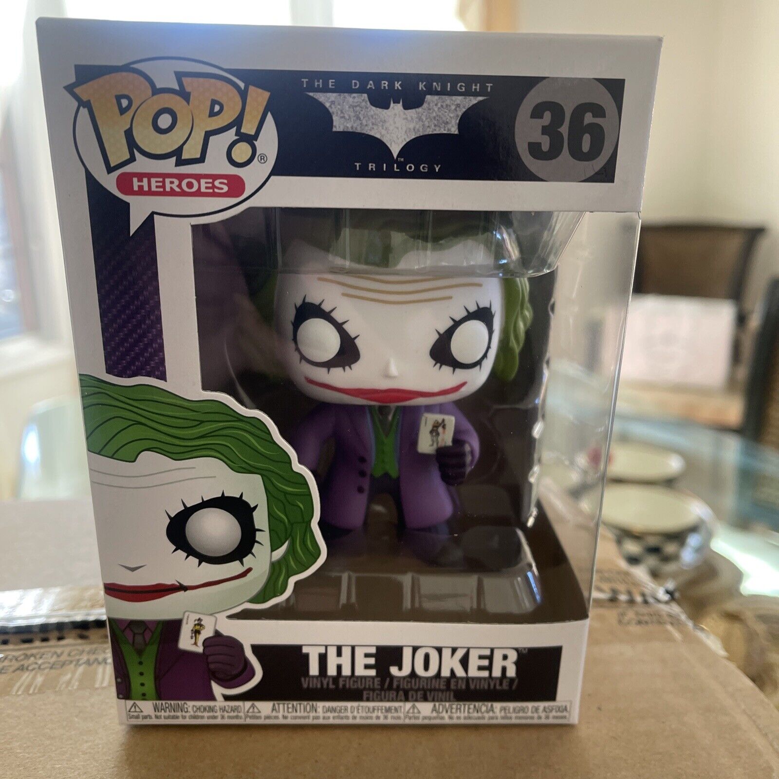 Funko Pop Vinyl: DC Comics - The Joker (Dark Knight) #36