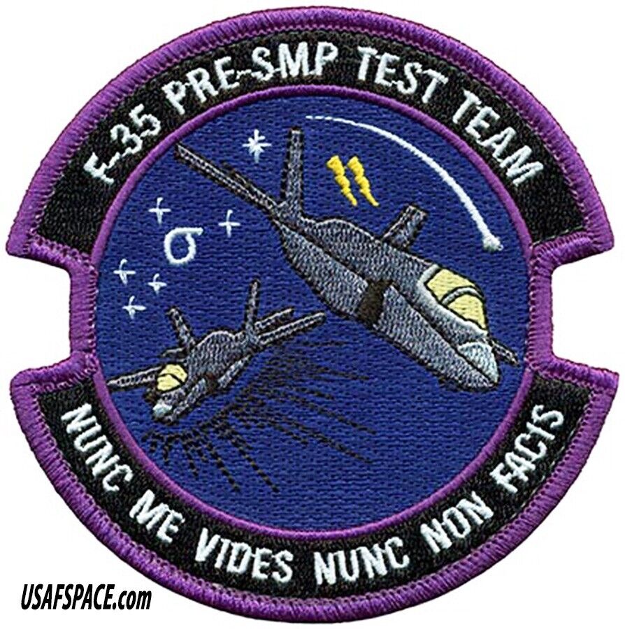 USAF 461st FLIGHT TEST SQ –F-35 JSF PRE-SMP TEST TEAM-Edwards AFB- VEL PATCH
