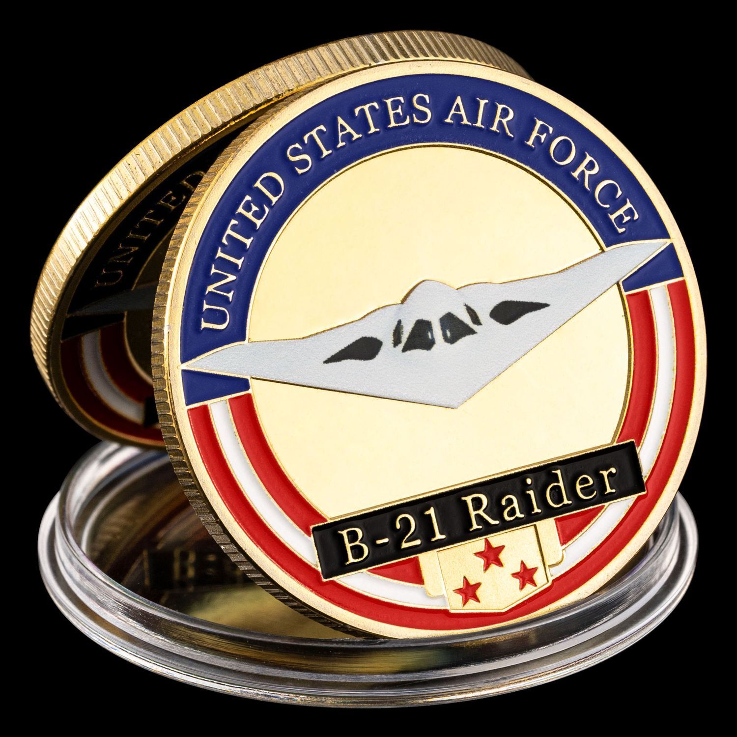 Air Force B-21 Raider Strategic Bomber Challenge Coin