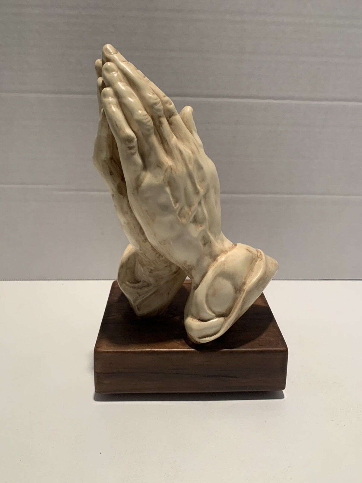 Praying Hands I Believe Ceramic Sculpture 