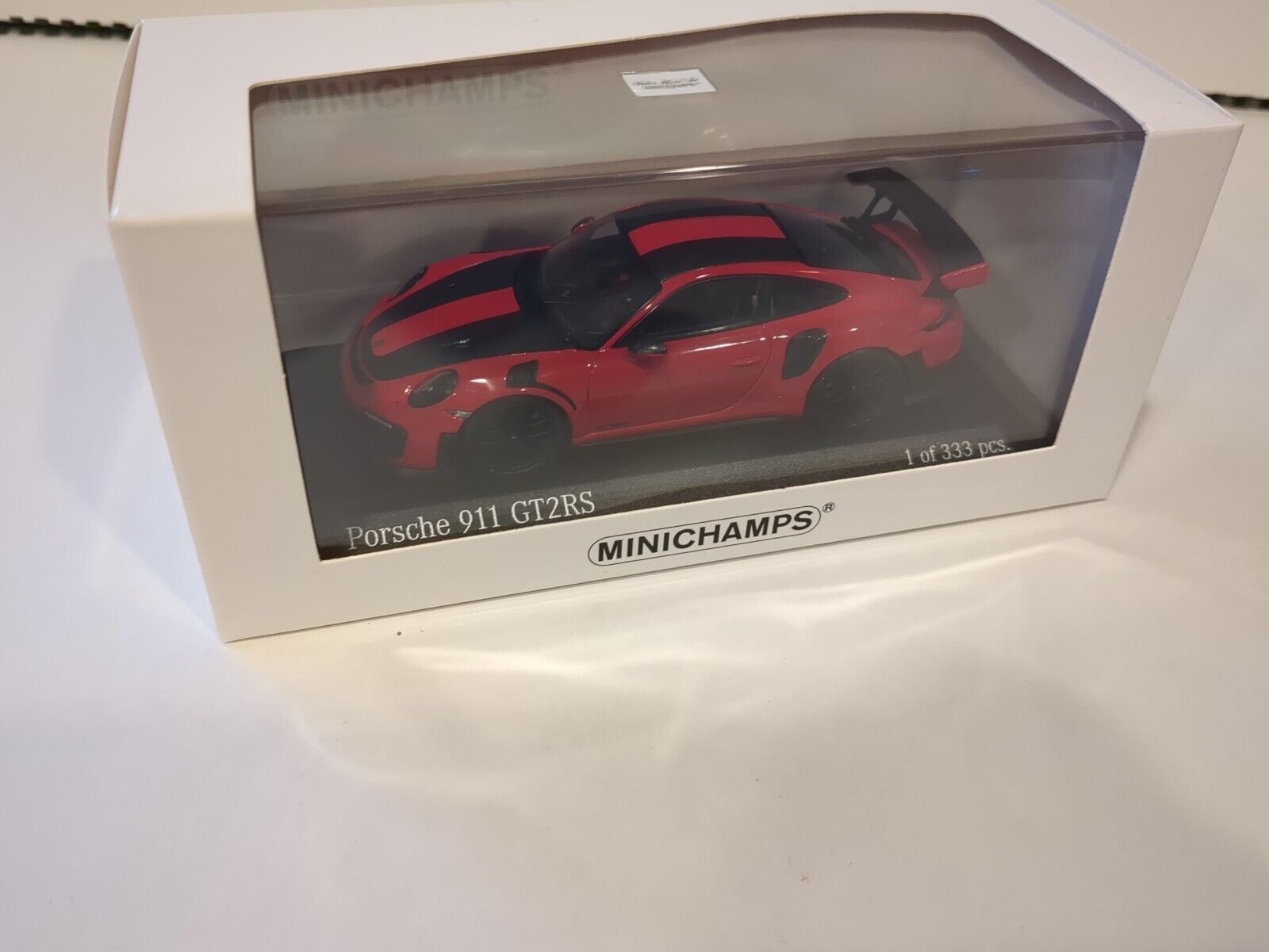 2018 Porsche GT2 RS WEISSACH  Package Guards Red minichamp LTD ED