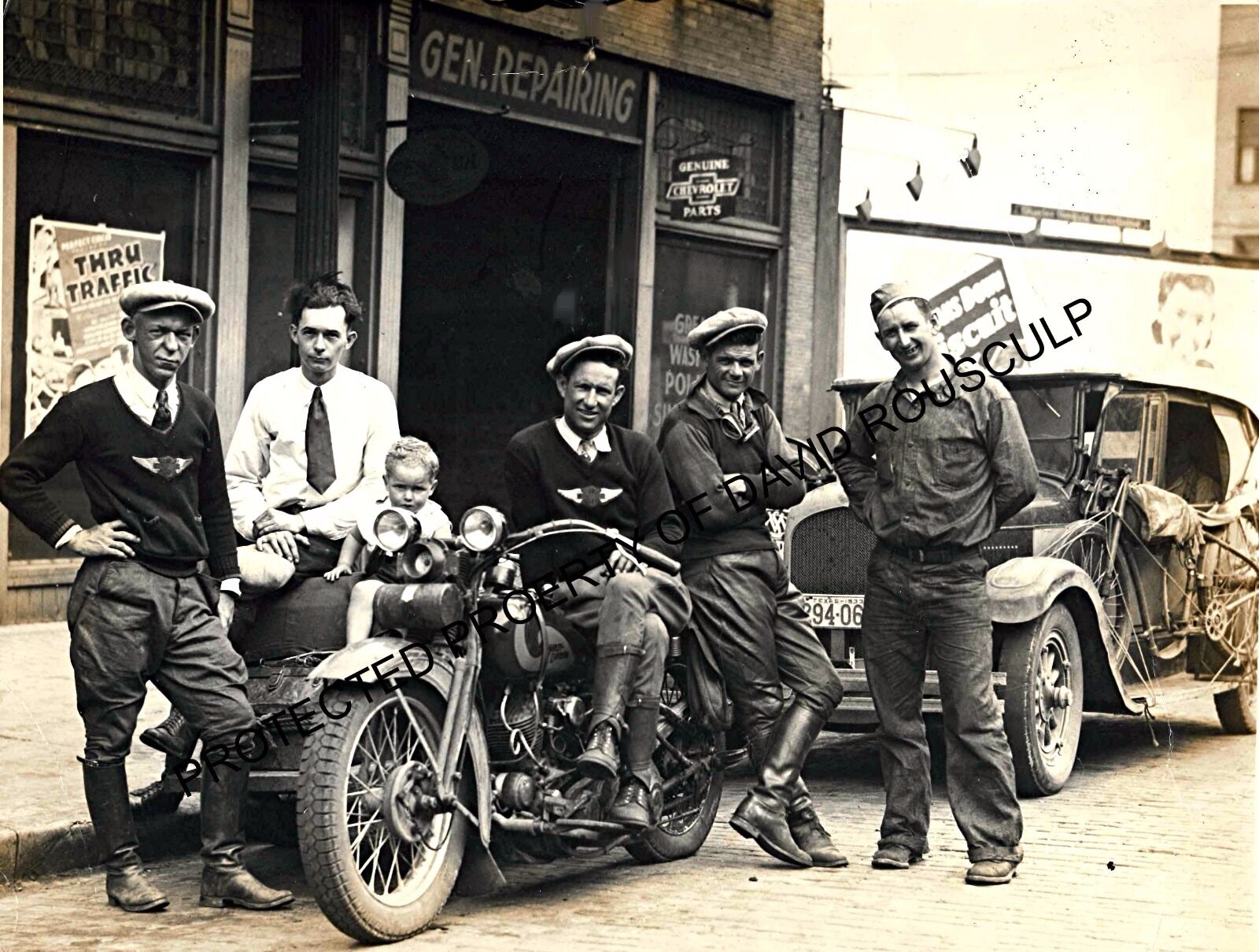 LIma, Ohio Vintage Harley Picture 