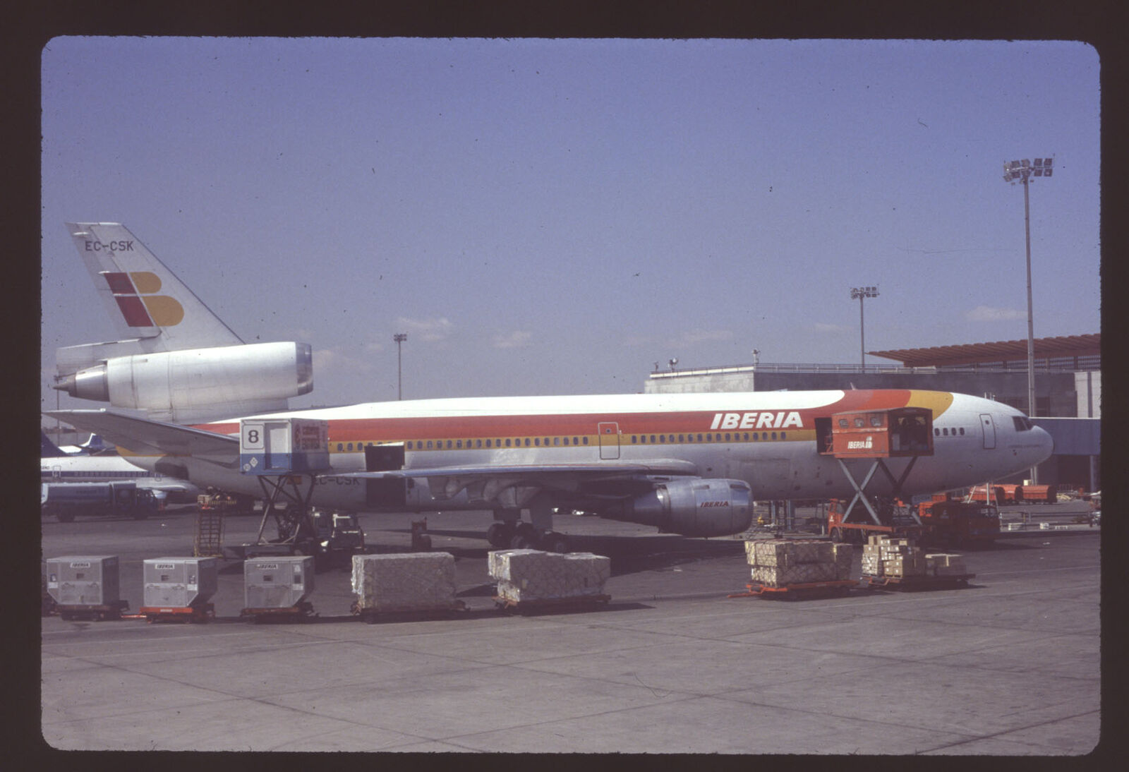 Orig 35mm airline slide Iberia DC-10-30 EC-CSK [3123]