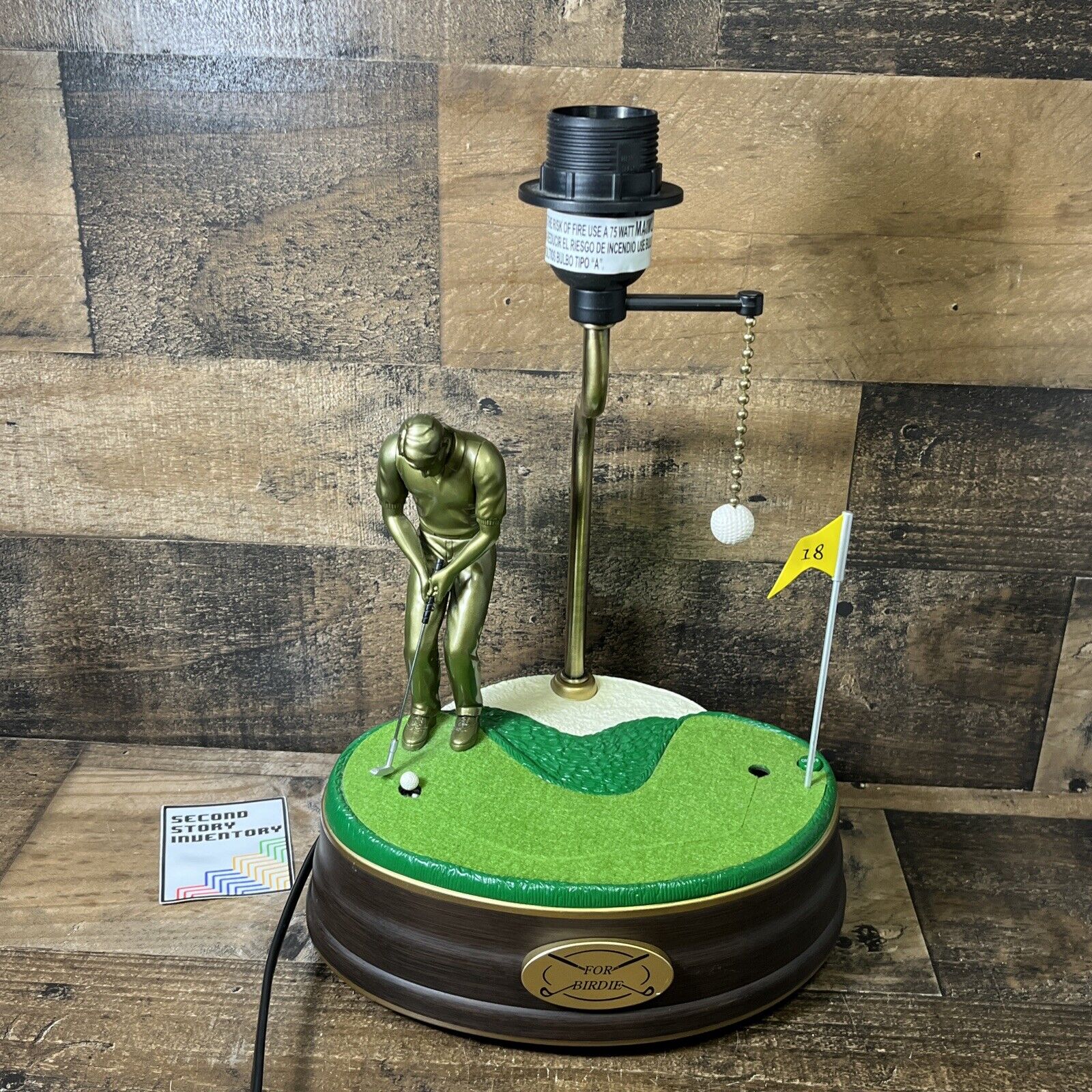 King America Golf Lamp For Birdie Animated Animation And Sound Works - No Shade