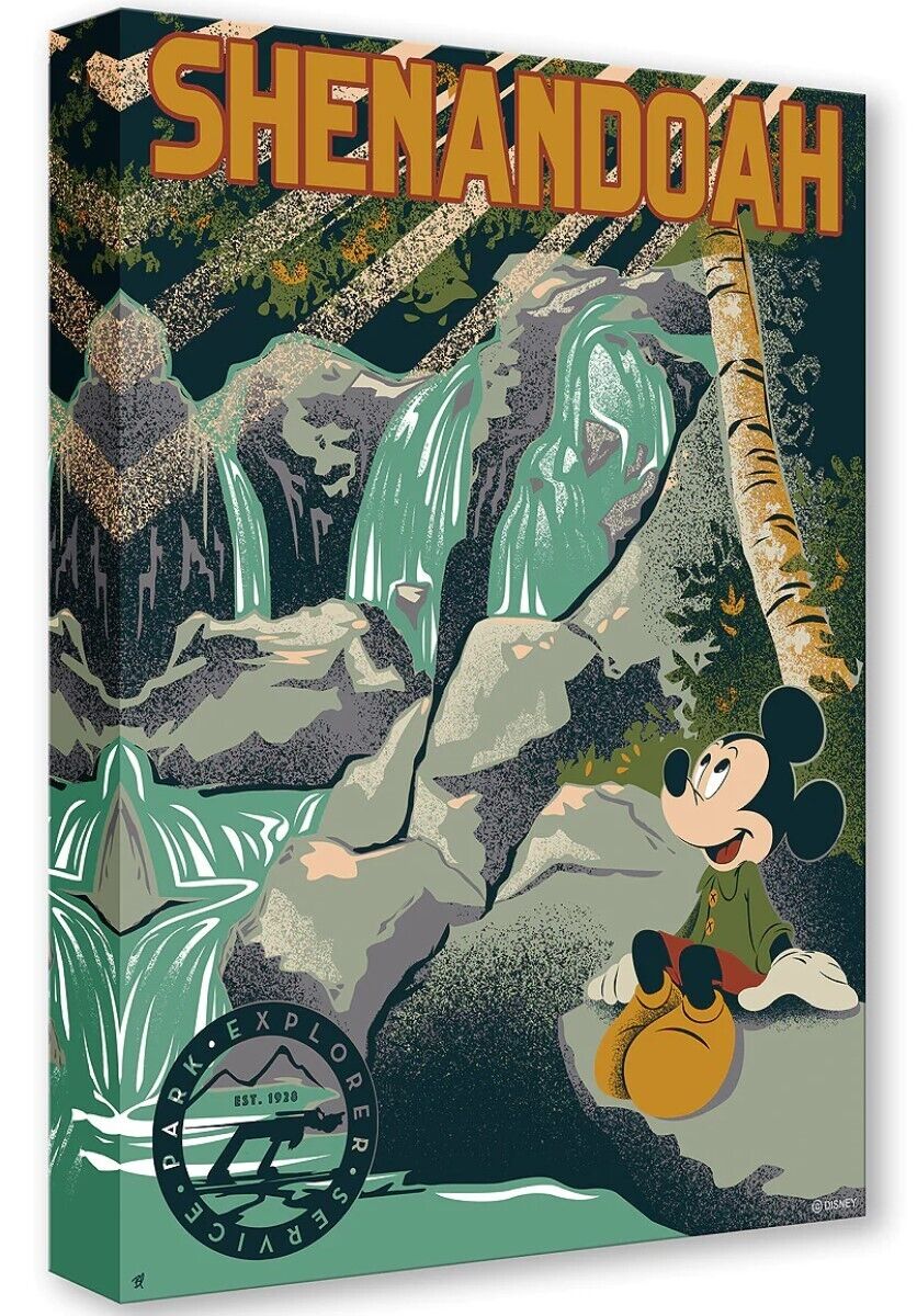 Shenandoah Park - Bret Iwan -Treasure On Canvas Disney Fine Art Mickey Mouse
