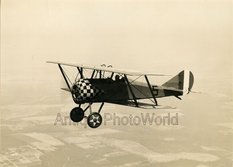 Thomas Morse S-4C Scout airplane in air antique aviation photo