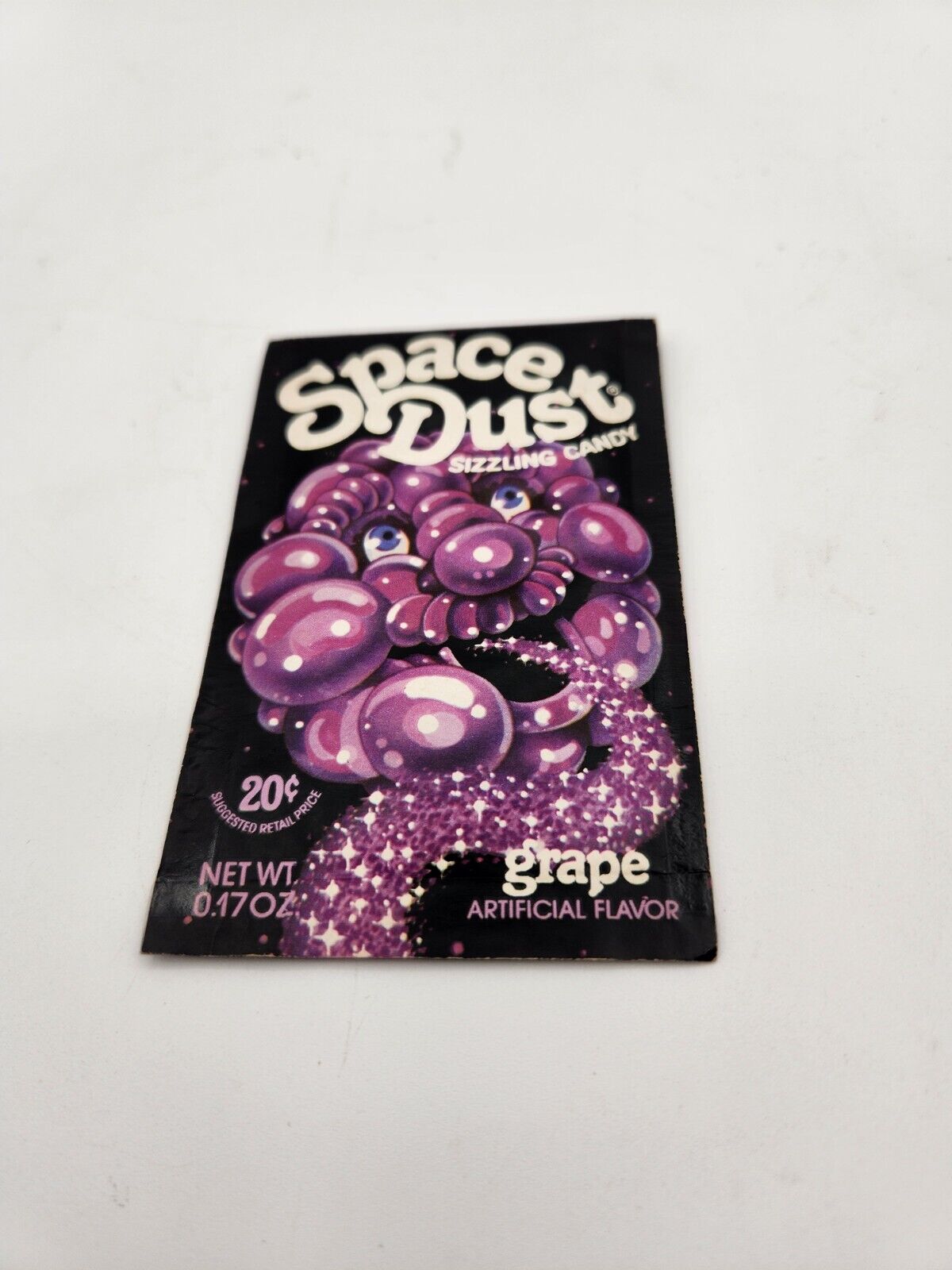  Rare Vintage 1970\'s Unopened Space Dust Sizzling Candy Grape Alien Single Pack