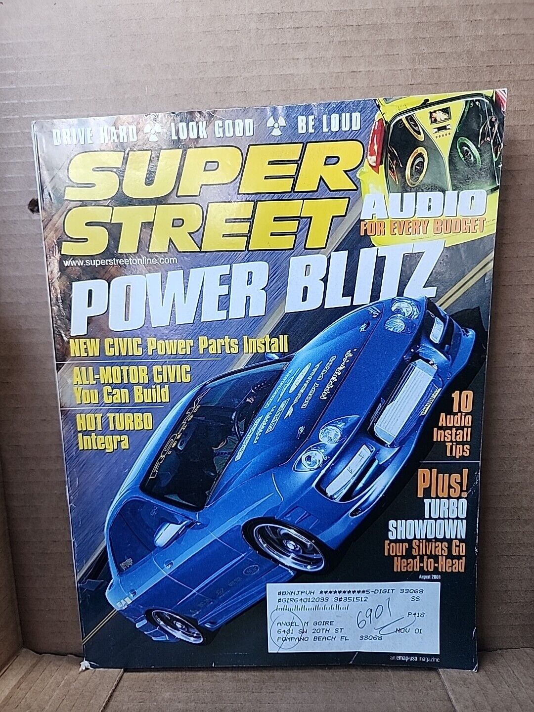 Super Street Magazine - August 2001 Power Blitz