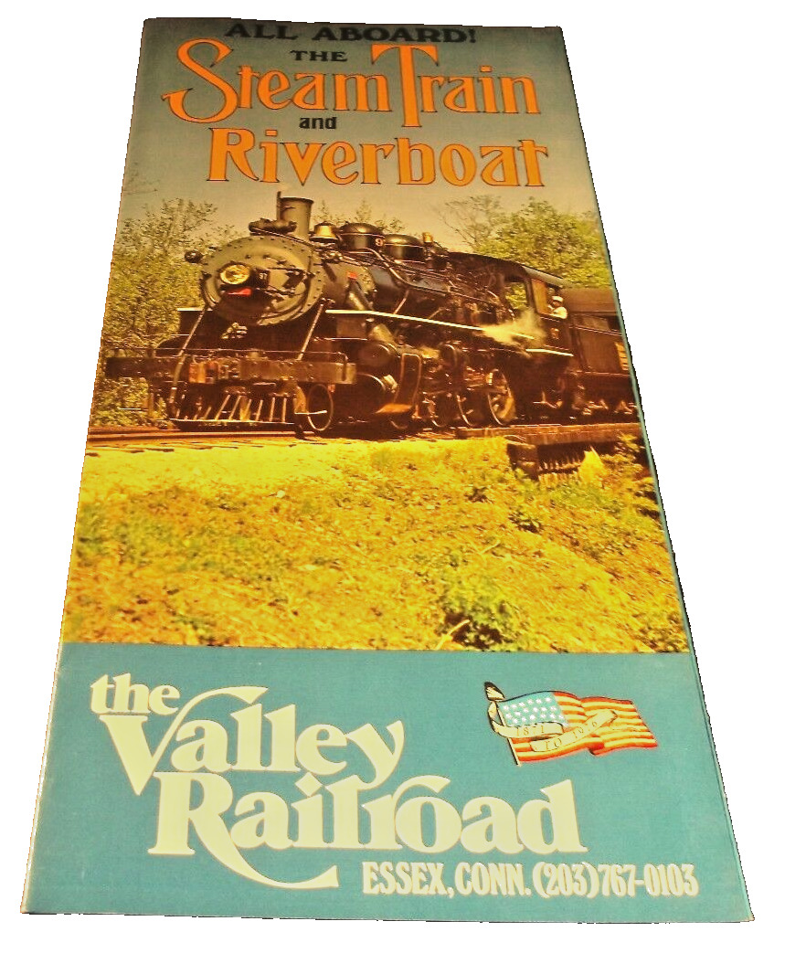1976 VALLEY RAILROAD TIMETABLE AND BROCHURE 