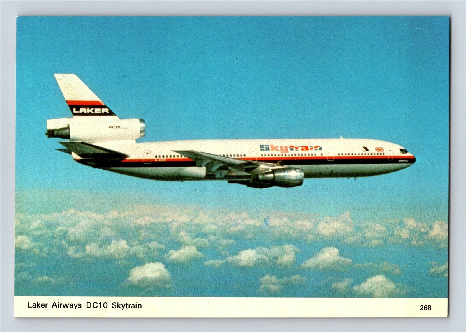 Aviation Postcard Laker Airways DC10 Skytrain Pub Charles Skilton B9