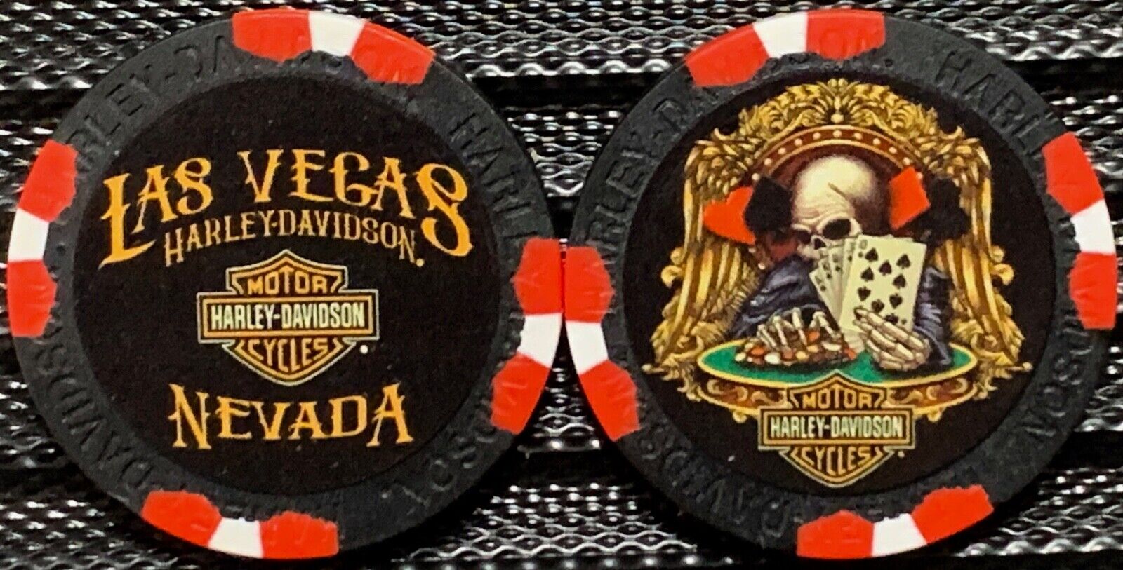 Las Vegas Harley-Davidson® in Las Vegas, NV Collectible Poker Chip Black/Red