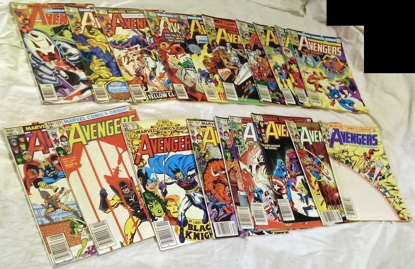 Bronze Avengers 31 comics (1st series) Lot Nice grades #202 thru #254