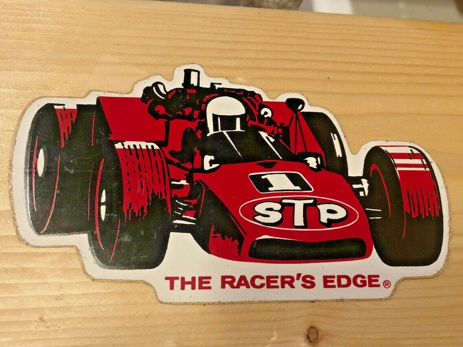 STP, Beautiful Sticker, The Racers Edge, Factory Dealer Window Sticker, 5-5/8\