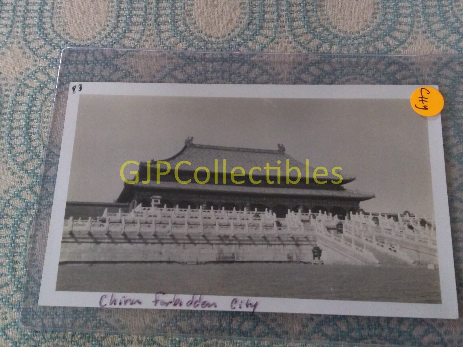 CHY VINTAGE PHOTOGRAPH Spencer Lionel Adams CHINA FORBIDDEN CITY