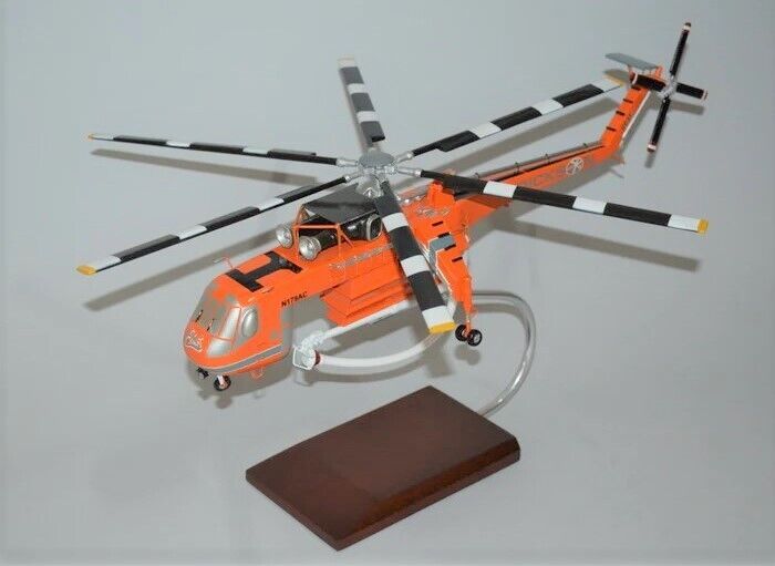 Sikorsky Erickson S-64 Skycrane Desk Display Heavy Lift Helicopter 1/48 SC Model