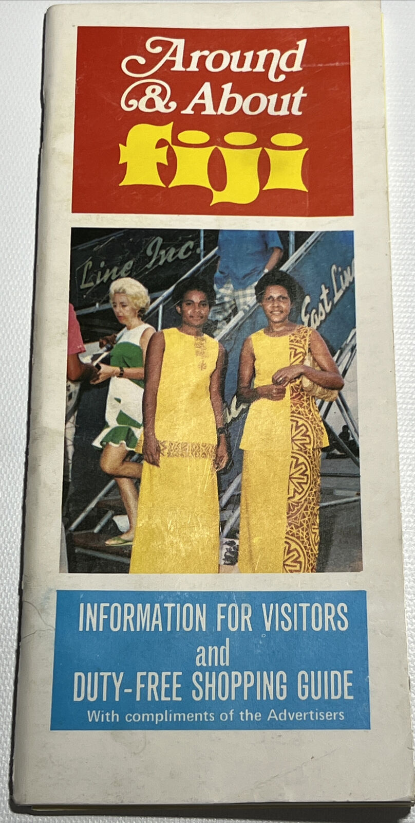 Rare Vintage 1973 Around & About Fiji Information Brochure Booklet  & Shop Guide