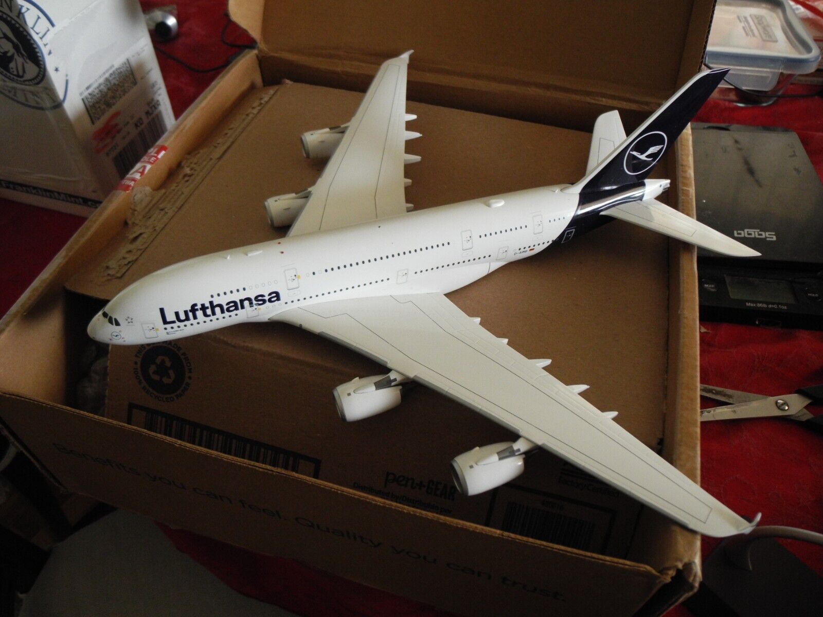 Hard to Find Gemini Jets Airbus A380 Lufthansa, 1:200, Retired