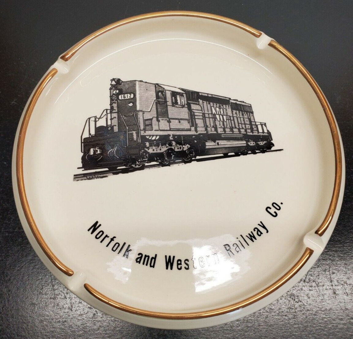 Norfolk and Western Railway Co. Ashtray -Appears to be  Never Used - Vintage